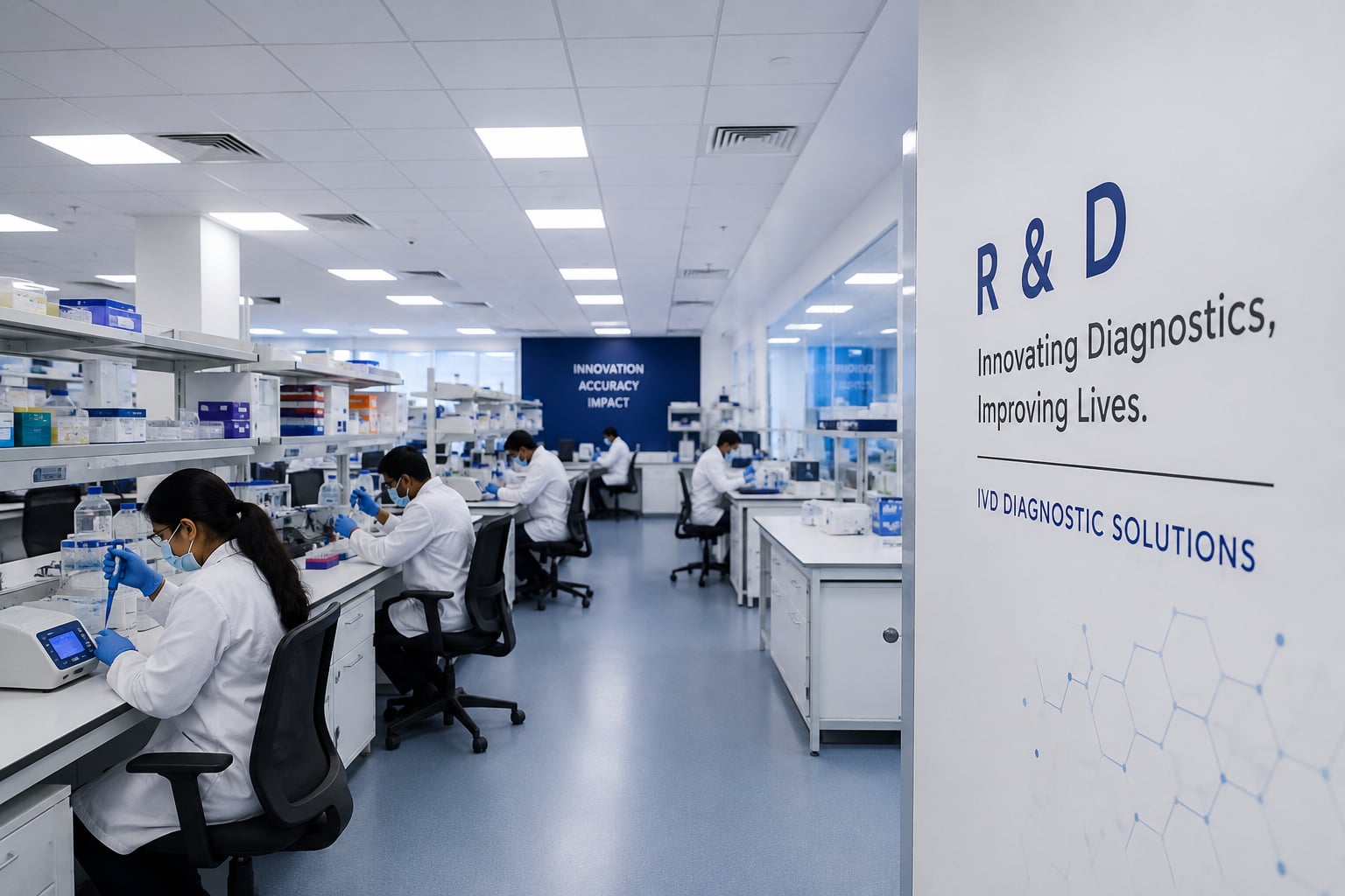 Sawin Biomedicals R&D lab — Innovating Diagnostics, Improving Lives